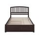 preview thumbnail 50 of 84, Richmond Solid Wood Platform Bed with Footboard & Twin XL Trundle