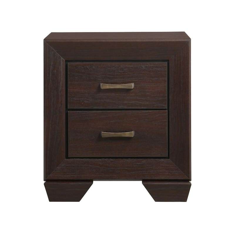 MDF Nightstand with 2 Drawers