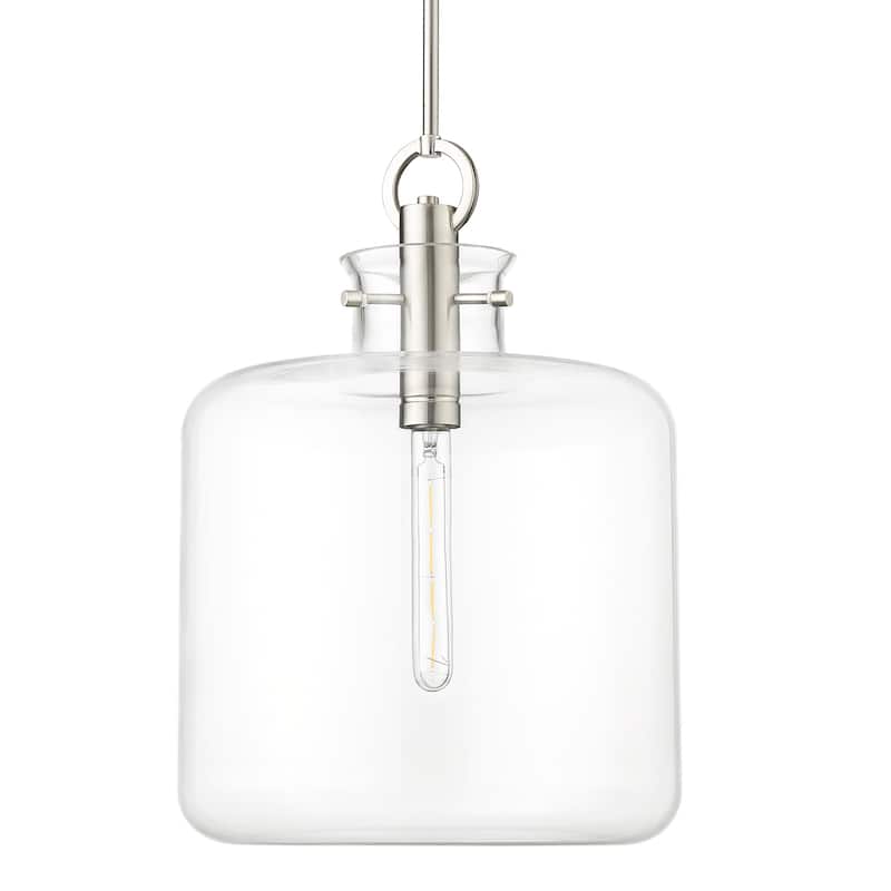 Millennium Lighting 20801 Hayloft 14" Wide Pendant - Brushed Nickel
