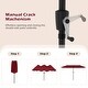 preview thumbnail 57 of 58, Gymax 13 FT Double-sided Patio Umbrella Outdoor Large Twin Size