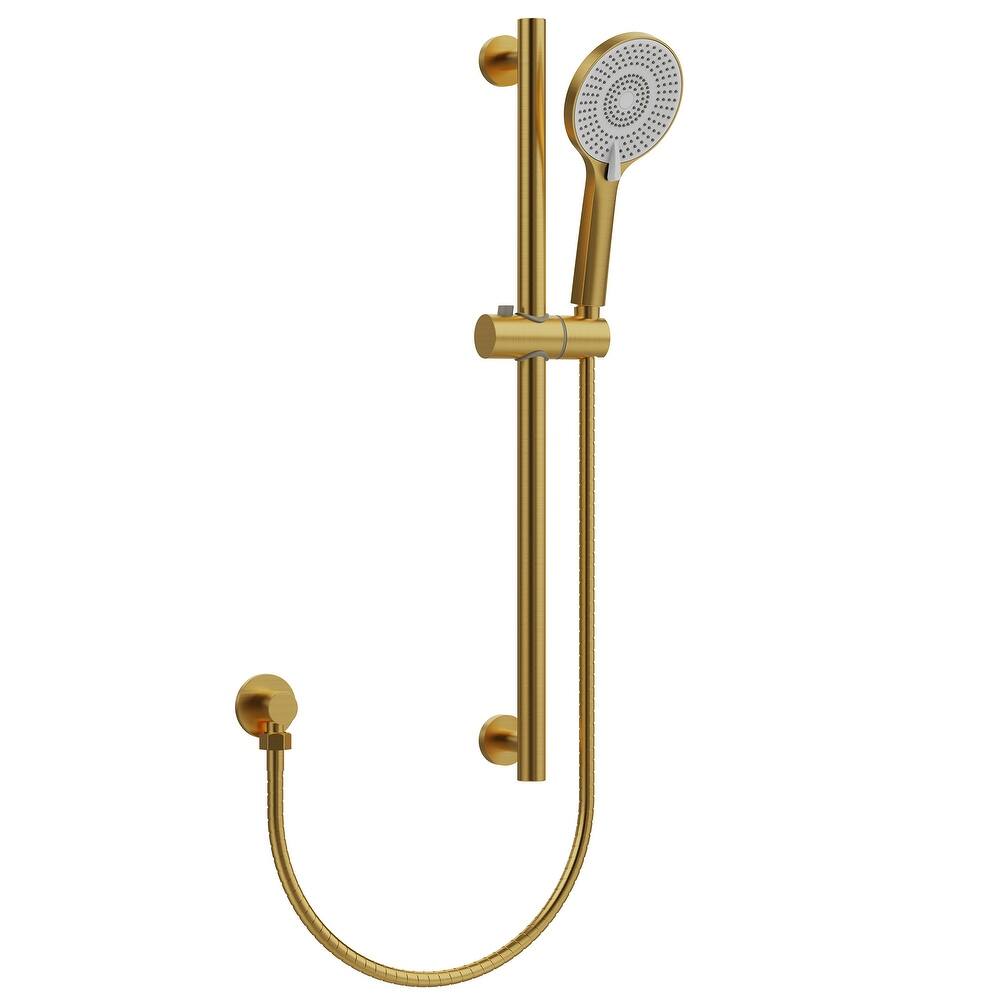 GRANDJOY Multi-Function Handheld Shower Set with Adjustable Slide Bar