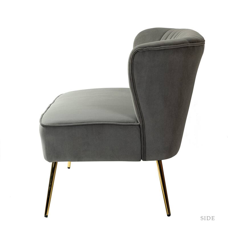 Delicia 3 Piece Living Room Set with Golden Legs by HULALA HOME