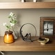 preview thumbnail 2 of 23, Danya B. Contemporary Encircled Reader Cast Iron Sculpture Statue - Male, Female, or Dual Bookend Options
