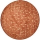 preview thumbnail 18 of 19, SAFAVIEH Couture Hand-knotted Tibetan Susi Modern Wool Rug 6' Round - Rust/Gold - Round