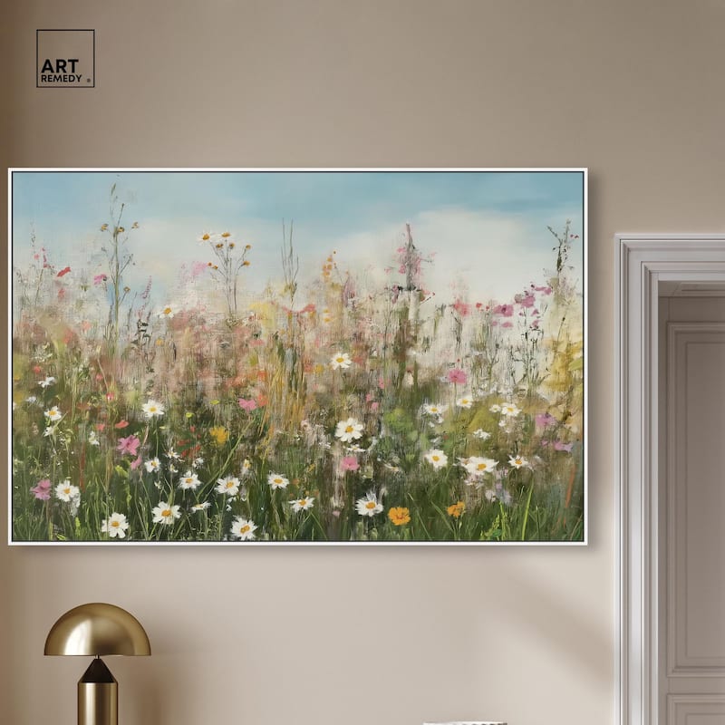 Glimmering Glade Garden I Canvas by Art Remedy