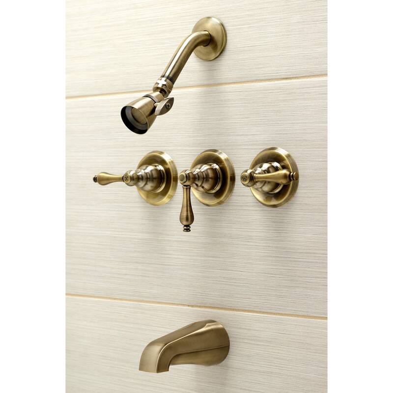 Magellan Three-Handle Tub and Shower Faucet
