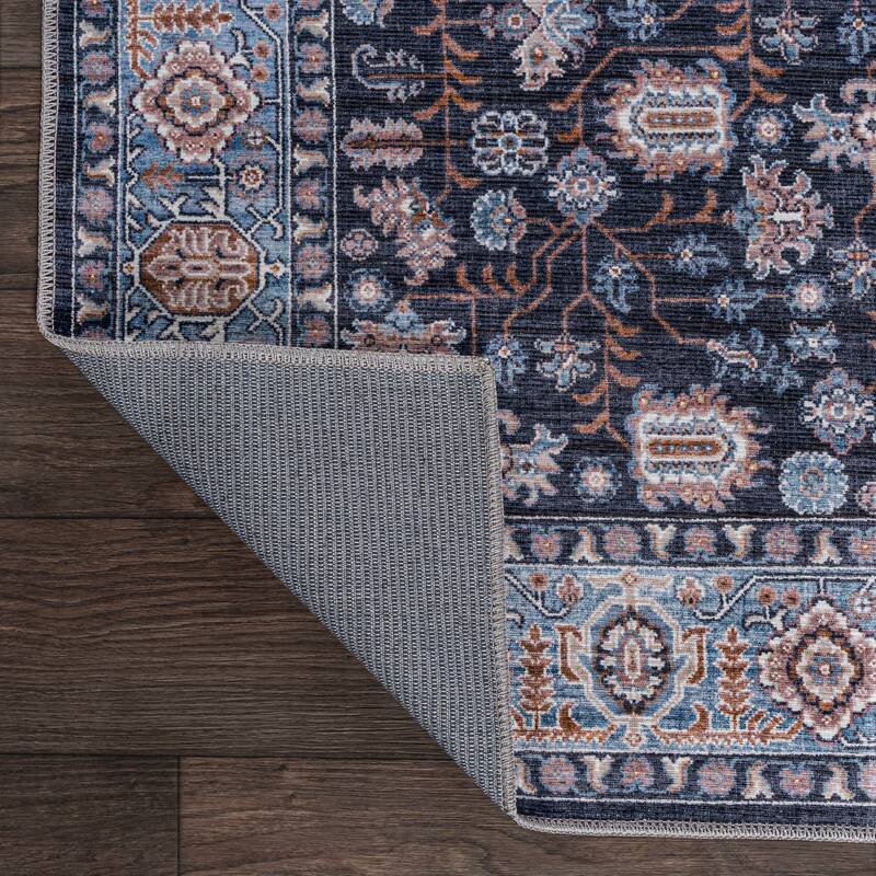 JONATHAN Y Cirali All-Over Persian Machine Washable Area Rug