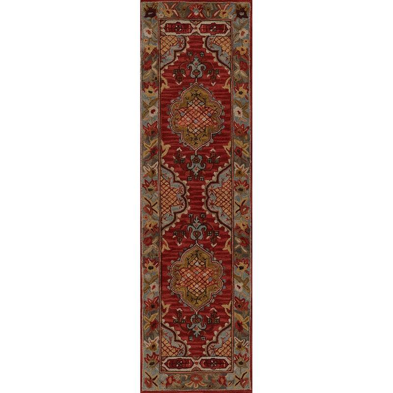 Momeni Tangier Hand Tufted Wool Medallion Area Rug