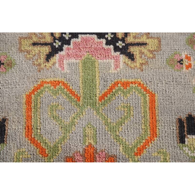 All-Over Kazak Indian Runner Rug Handmade Wool Carpet - 2'6"x 9'9"