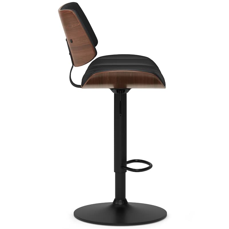 WYNDENHALL Annie Mid Century Modern Adjustable Bar Stool - 20.5"D x 19.7"W x 36.22 - 44.09 "H