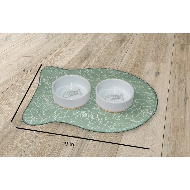 Olena Pet Feeding Mat for Dogs and Cats