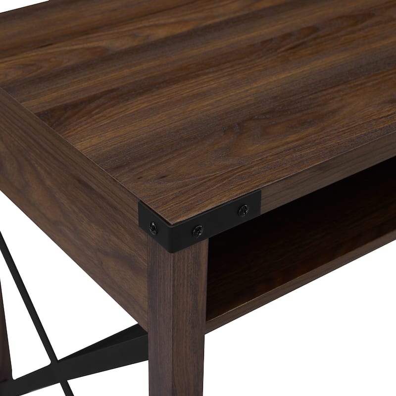 Middlebrook 42-inch Metal X Farmhouse Desk