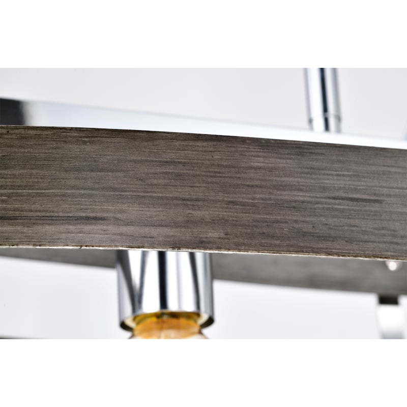 Franc 40 Inch Kitchen Island Pendant chrome Finish 5-Light