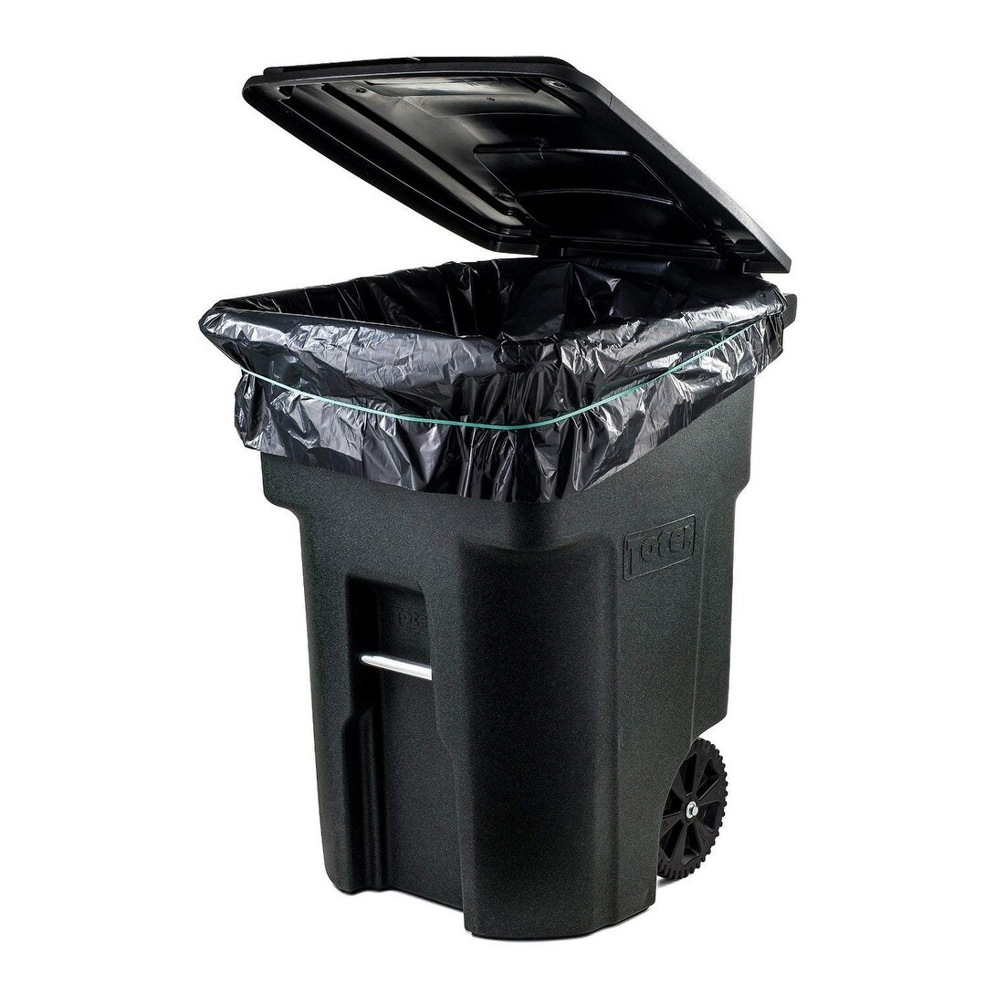 Husky HK55WC060C Drum Liner Trash Bags 55 Gallon Clear