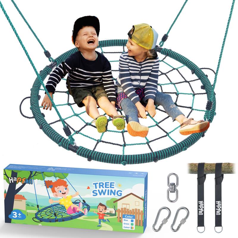 750 lbs 40'' Spider Tree Swing for Kids and Adults with 9.8 FT Swing Hanging Straps