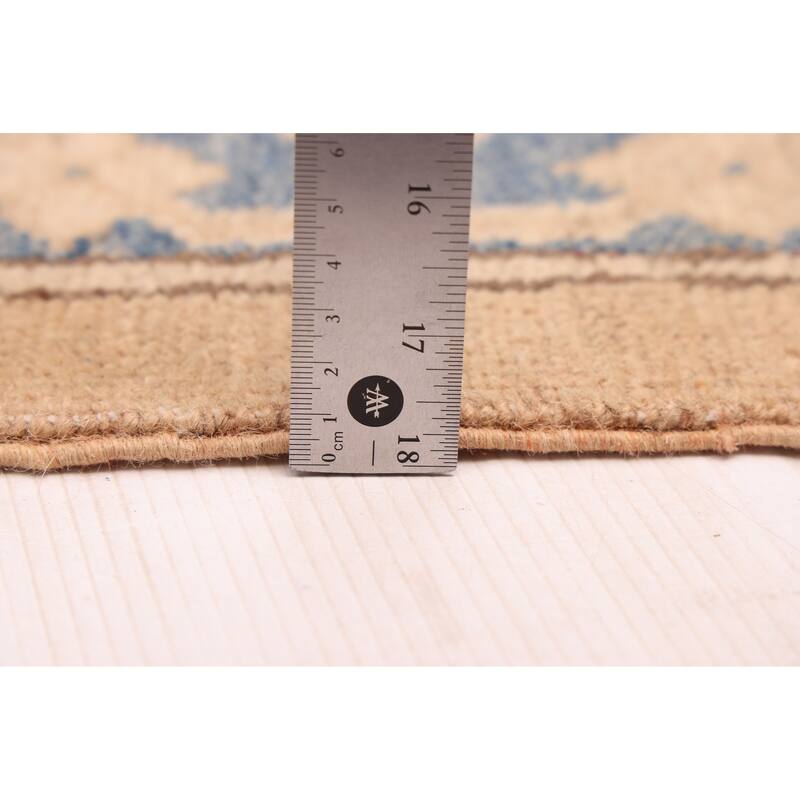 ECARPETGALLERY Hand-knotted Finest Ghazni Tan Wool Rug - 9'10 x 13'5