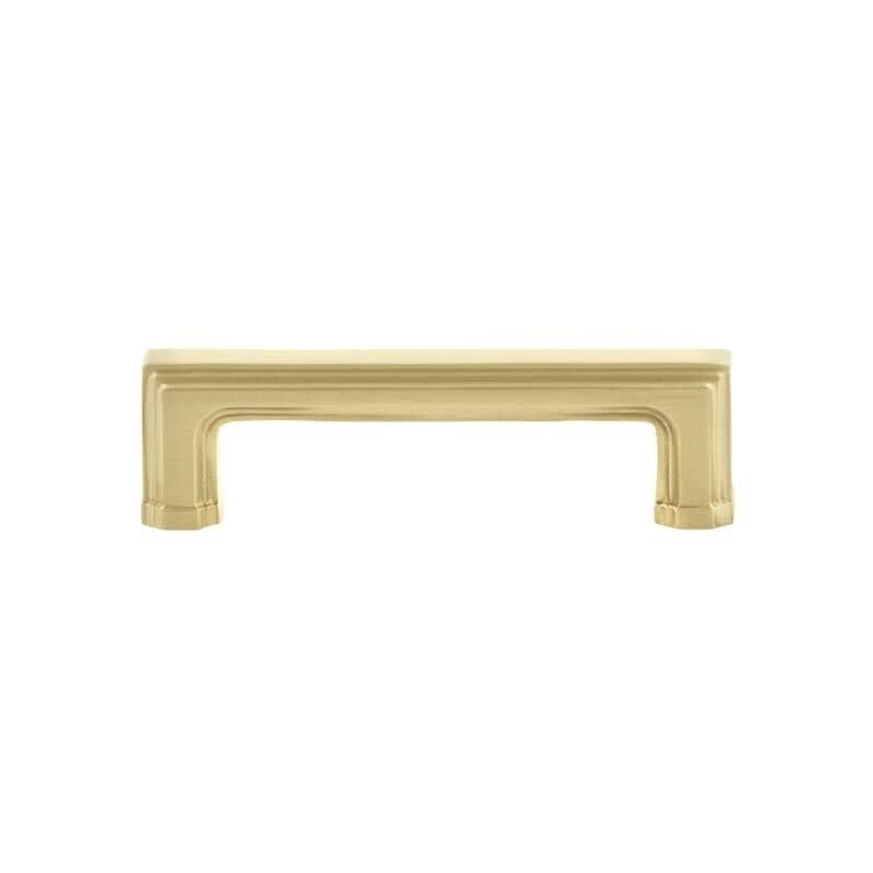 Grandeur CARR-BRASS-PULL-3 Carre 3" Center to Center Solid Metal - Satin Brass