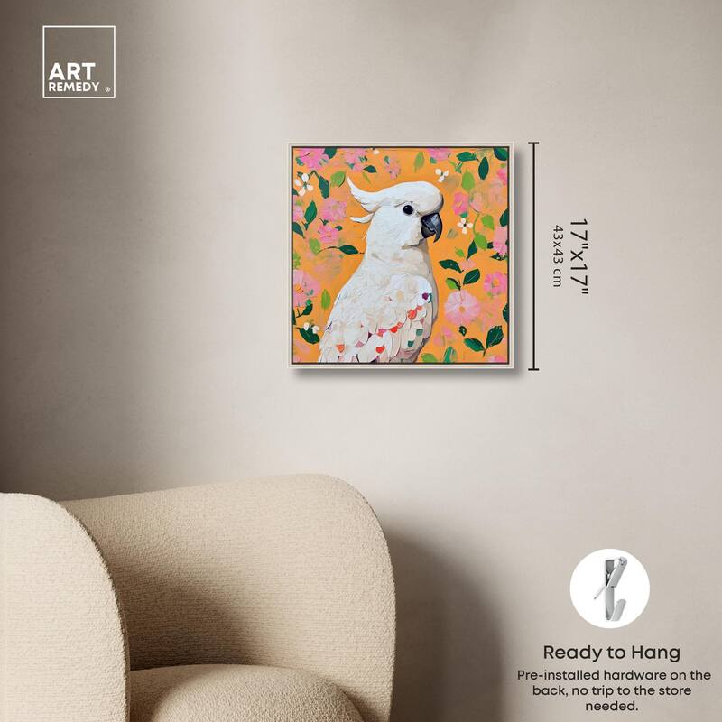 White Cockatoo II Canvas by Art Remedy