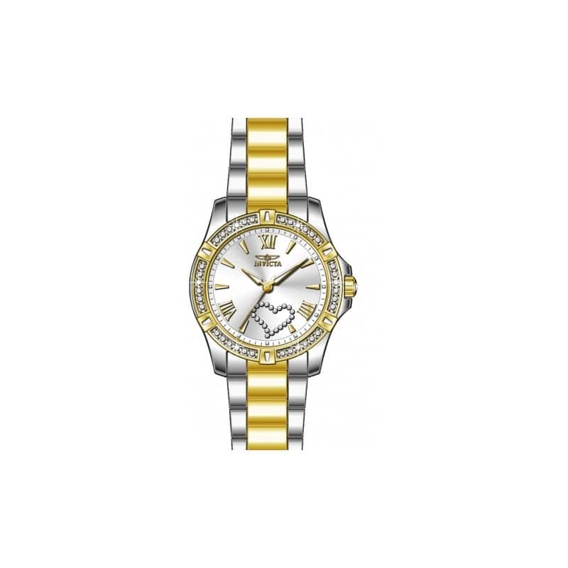 Invicta Women's 49844 Angel Quartz PC21J Silver Dial Watch