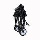 preview thumbnail 14 of 62, Foldable Wagon Cart with Strapping System, Utility Wagon Cart for Camping Shopping Sports Gardeing Fishing All-Terrain Wheels