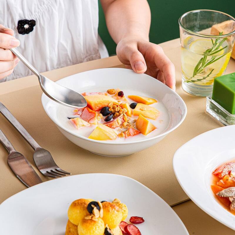MALACASA Elisa Porcelain Dinnerware Set (Service for 6)
