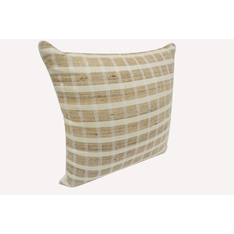 Home&Manor Vermont Vintage Raw Silk Pillow 18"