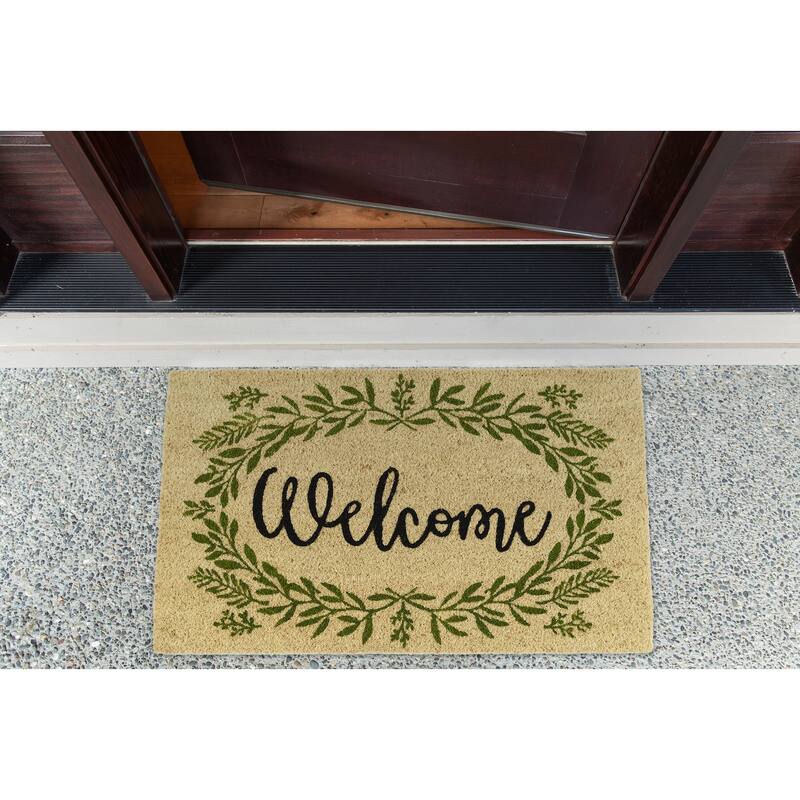 DII Damask Welcome Mat