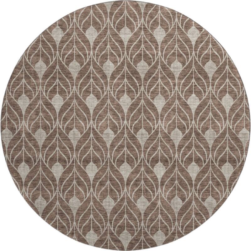 Premium Washable Super Soft Geo Teardrop Mayfield Rug