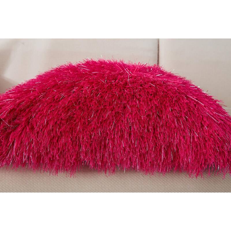 Manhattan Collection Shag Pillow