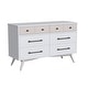 preview thumbnail 1 of 0, Rowan 6-Drawer Dresser, Ash Linen