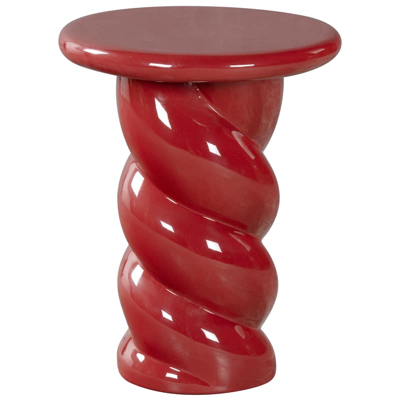 SAFAVIEH Couture Noelly Concrete Accent Table - 14"W x 14"D x 18"H