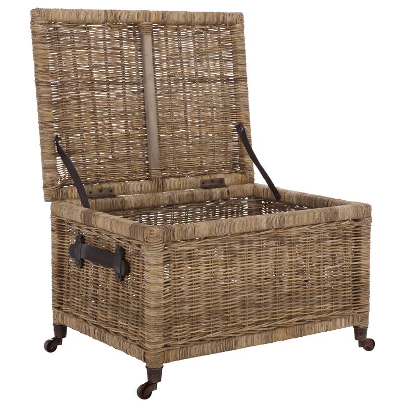 SAFAVIEH Home Sanaki Storage Bin - 24"W x 18"D x 15"H