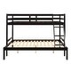 preview thumbnail 21 of 25, Twin over Full Solid Pine Wood Bunk bed with Full-length Guardrail,Clean Silhouette and A Hue of Elegance