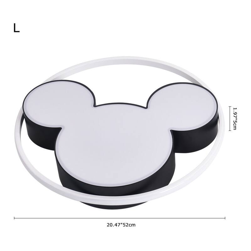 1-light Cartoon Dimmable Led Flush Mount