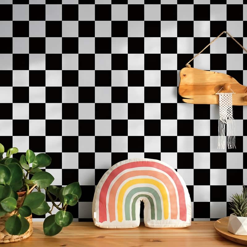 Tempaper Checkmate Peel and Stick Wallpaper - 28 sq. ft.