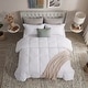 preview thumbnail 3 of 4, Martha Stewart White Goose Feather And White Goose Down Comforter