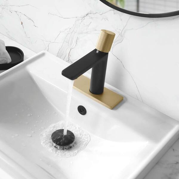 slide 2 of 30, Stylish Single-Hole Bathroom Faucet Plate A-801 - 6 1/8"x 2 1/2"