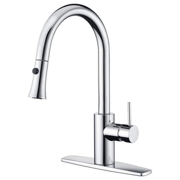 slide 2 of 32, Ultra Faucets Euro Collection Single-Handle Kitchen Faucet With Pull-Down Spray