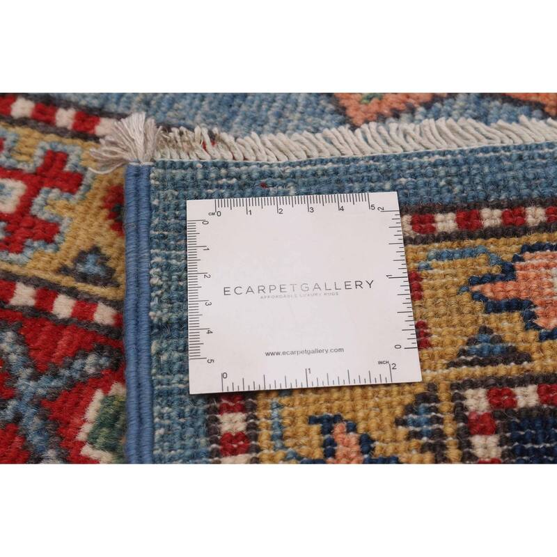 ECARPETGALLERY Hand-knotted Uzbek Ghazni Blue Wool Rug - 8'3 x 10'1