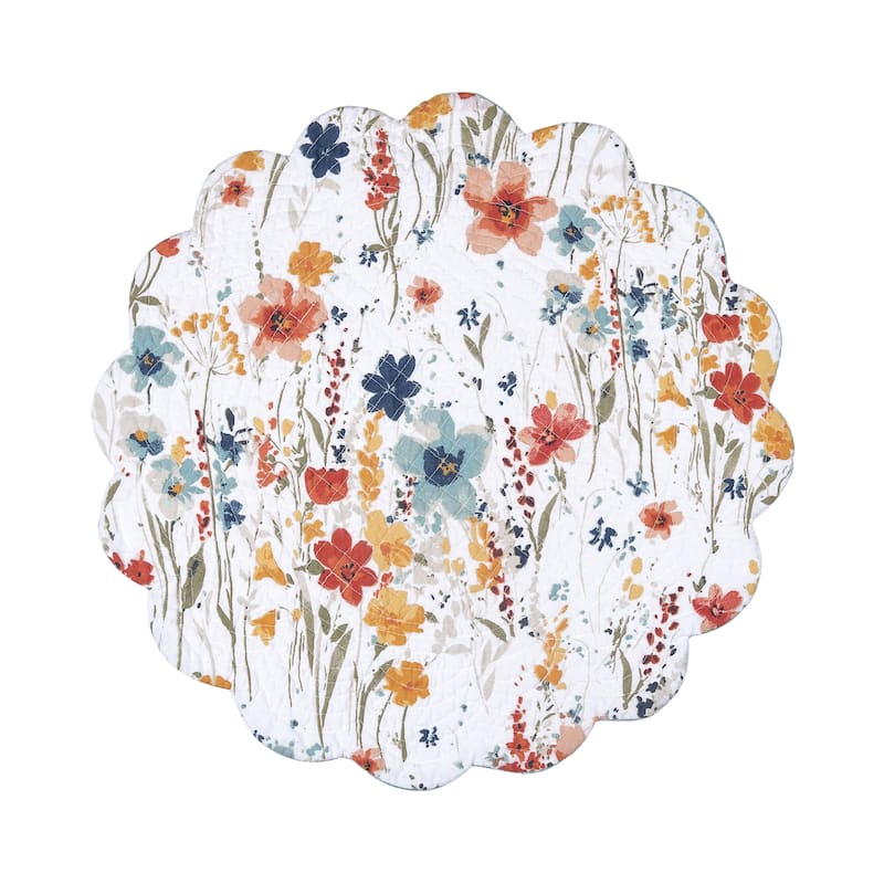 Sheila Round Placemats Set of 6, 17"