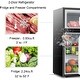 preview thumbnail 17 of 16, 3.2 CU FT Compact Mini Refrigerator Separate Freezer, Small Fridge