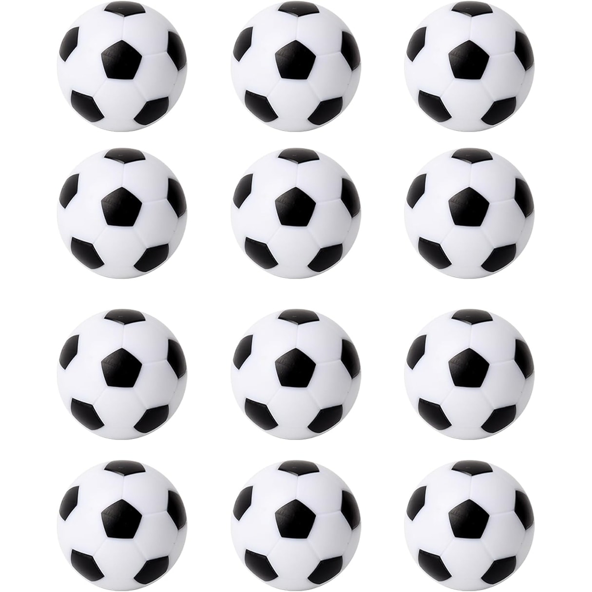 GSE™ Foosball Table Replacement Balls, 36mm(1.42") Tabletop Soccer Football Balls for Foosball Table Accessories