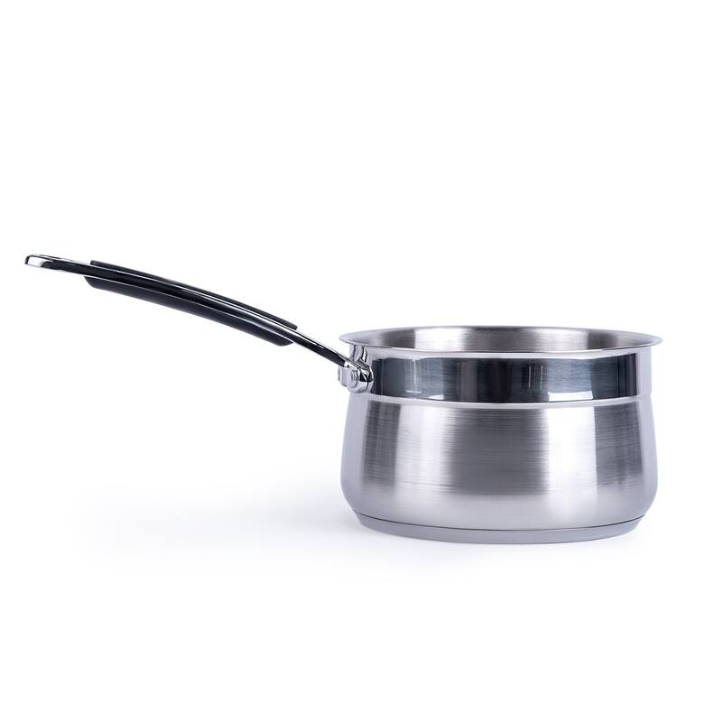 STP Goods Luxus Stainless Steel Saucepan Set of 3 Bed Bath & Beyond