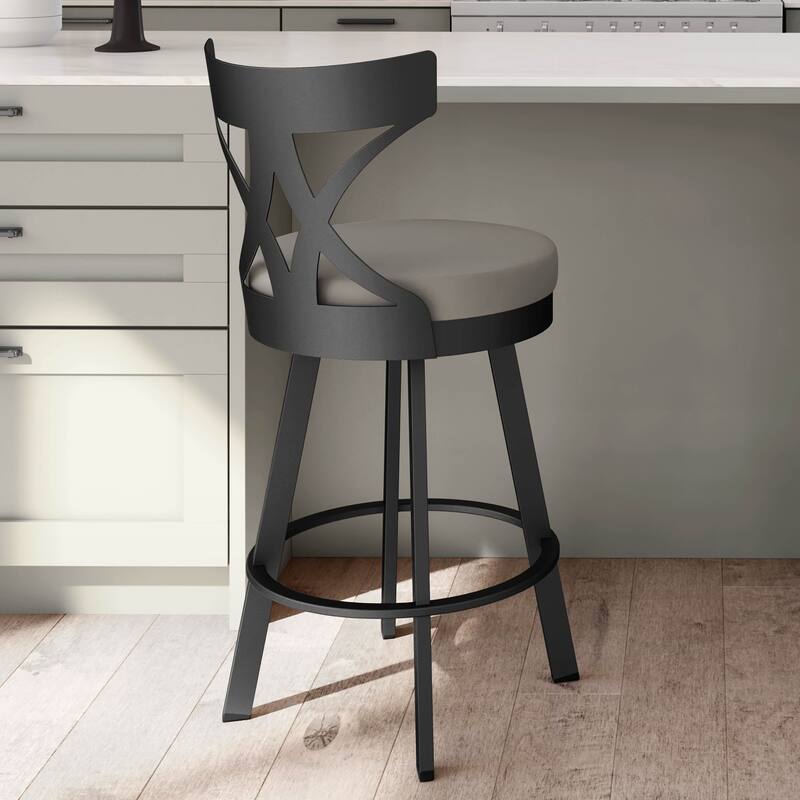 Amisco Washington Swivel Counter Stool