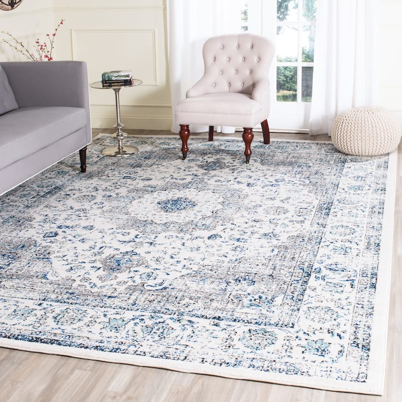 SAFAVIEH Evoke Annabel Vintage Shabby Chic Oriental Rug - 8' x 10' - Ivory/Grey