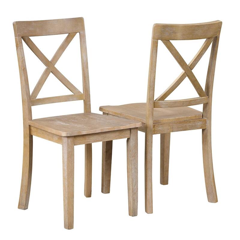 42"-54 " Farmhouse Round Extendable Dining Table Set for 4