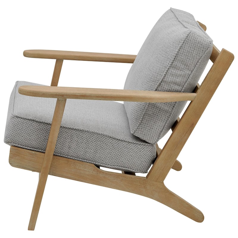 NPD Furniture Albert Solid Wood Frame Accent Chair
