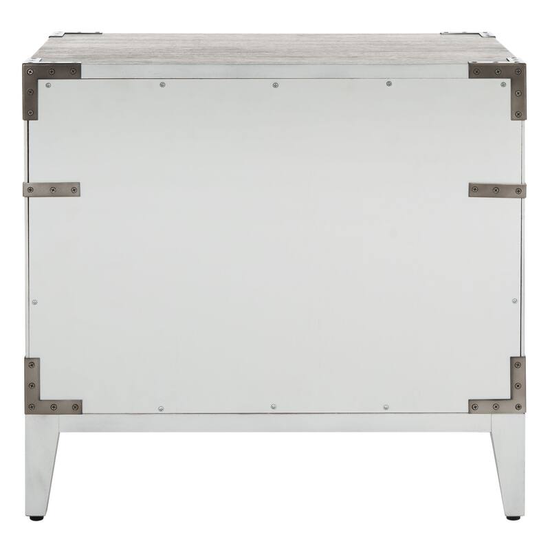SAFAVIEH Couture Guitta 1-Drawer 1-Shelf Wood Nightstand