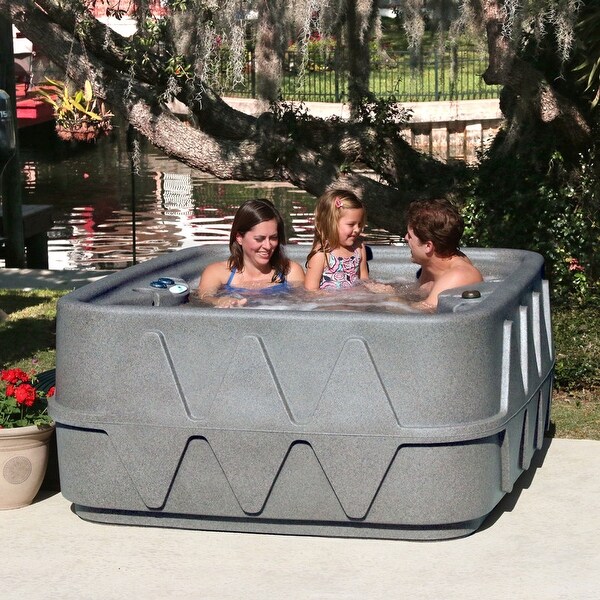 AquaRest Select 400 4-Person Spa with 20 SS Jets and LED Waterfall