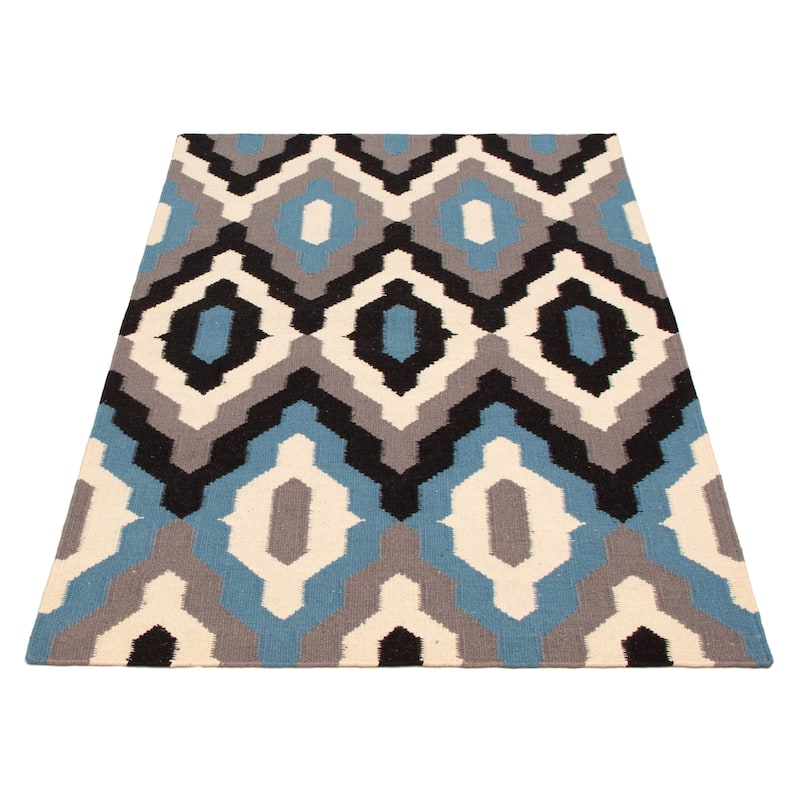Ankara FW Grey Kilim 5'2" x 7'9" - 5'2 x 7'9